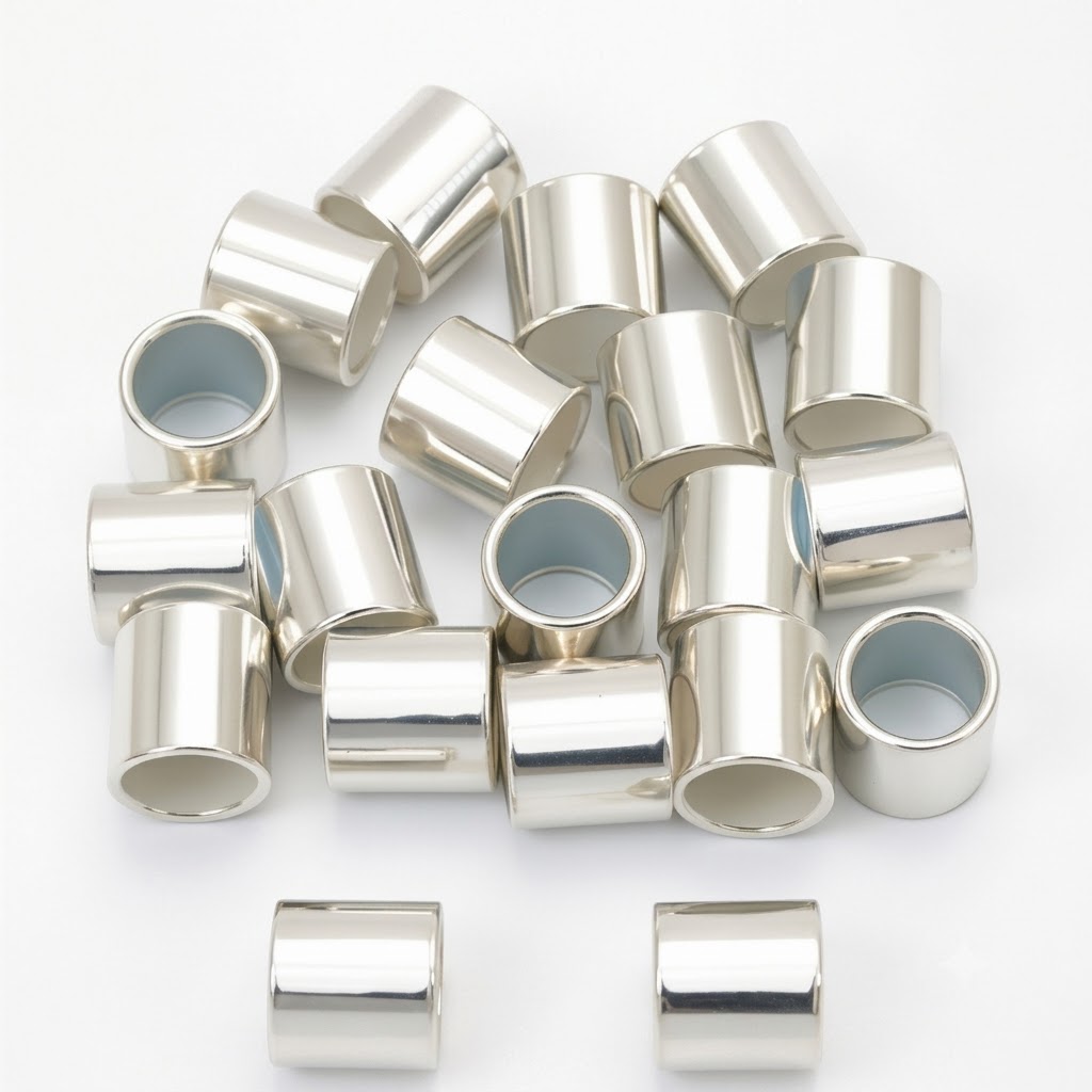 Sterling Silber Crimp Perlen