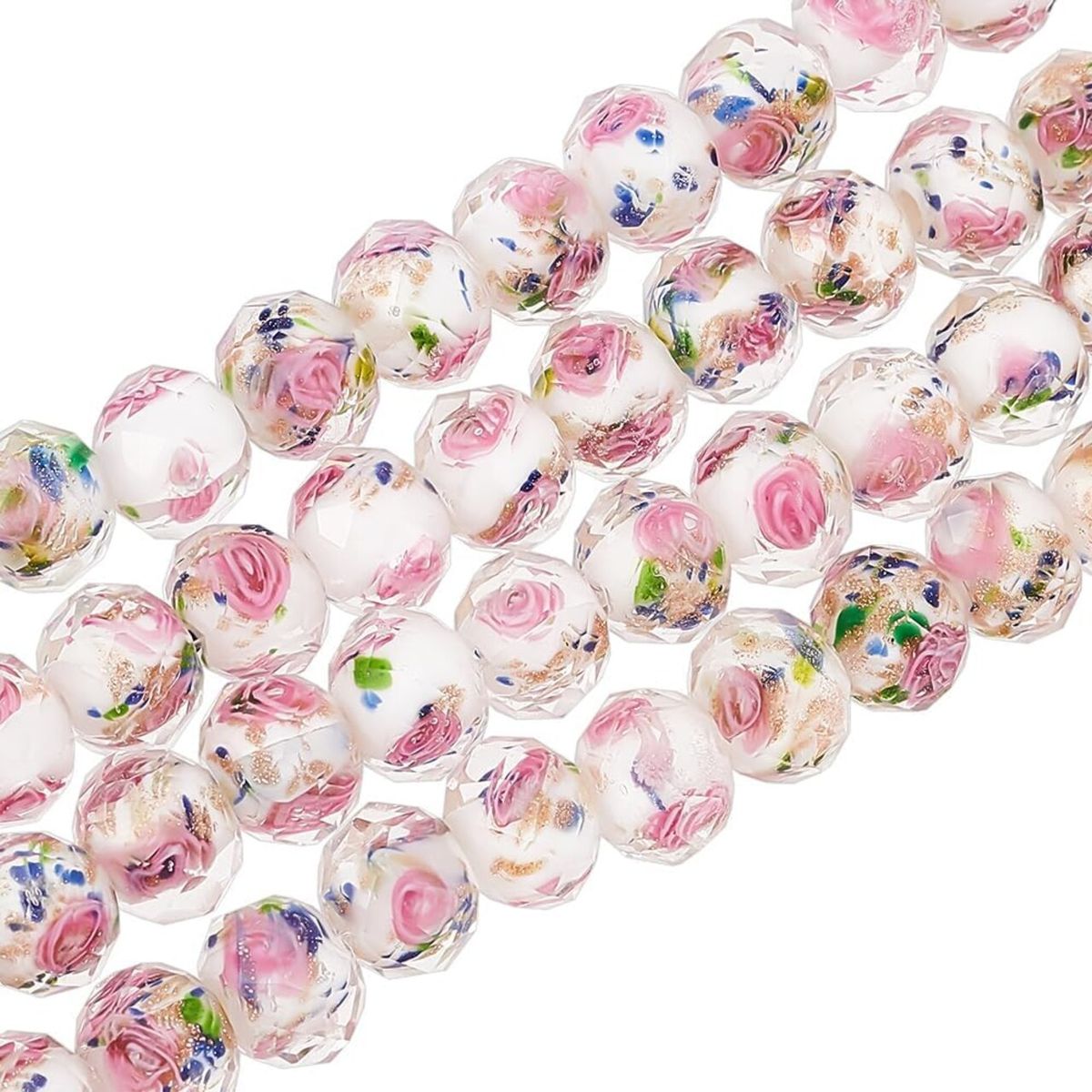 Perles murano fleur intérieur