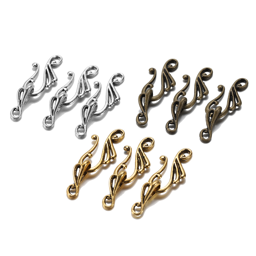 Zinc Alloy Hook and Eye Clasp