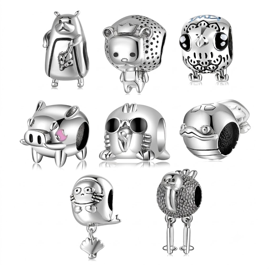 Sterling Silver European Beads