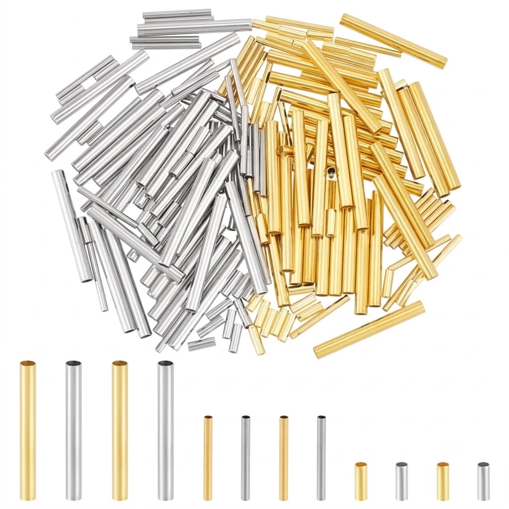 Brass Tube Beads