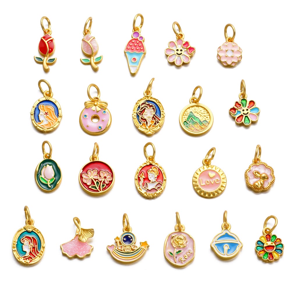 Pendentifs émail