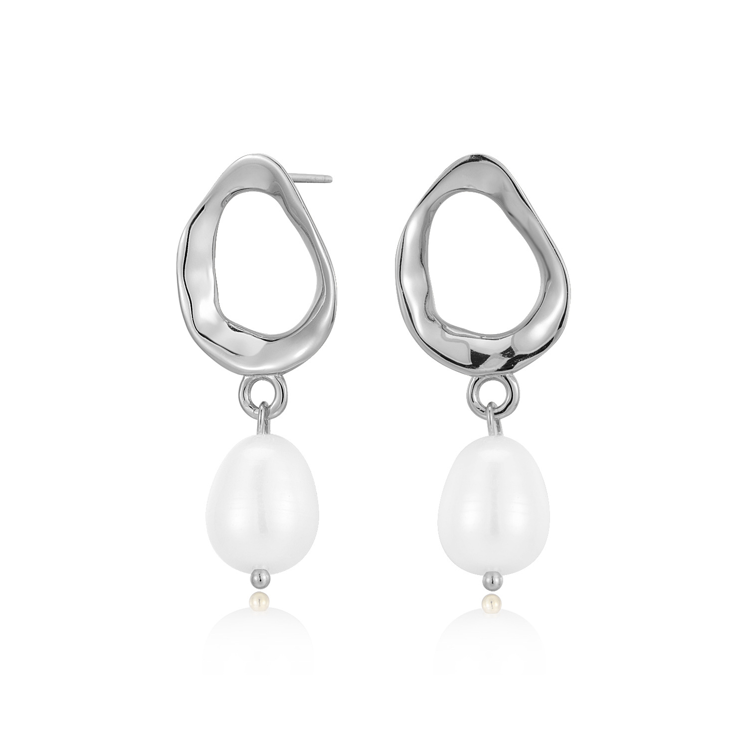Sterling Silver Pearl Drop Earrings