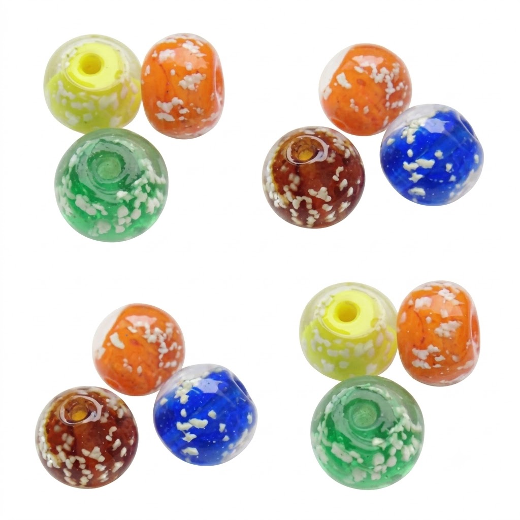 Perles murano lumineuses 