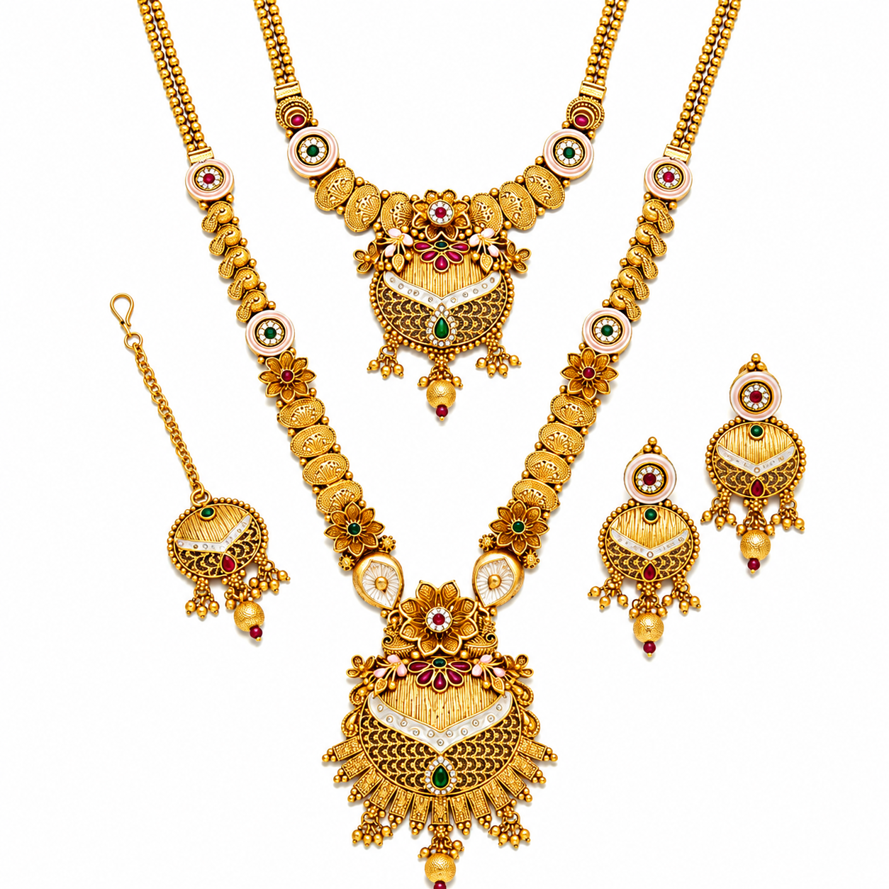 Messing Schmuck Set