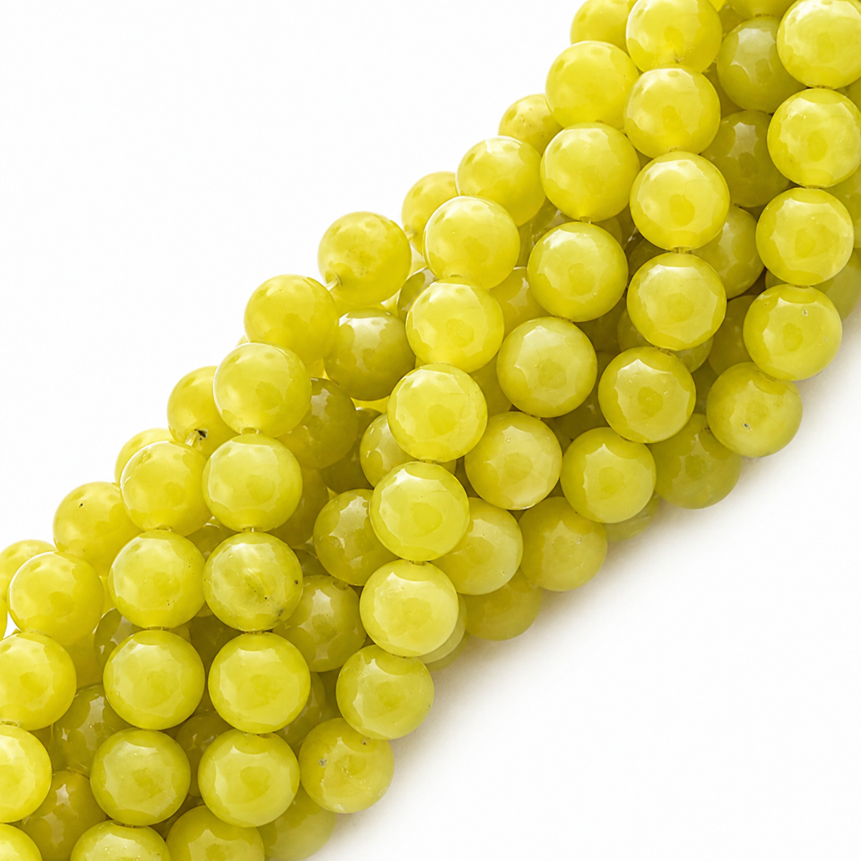 Perle aus Olive Jade