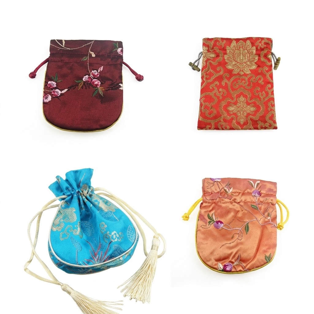 Bolso de satén de regalo