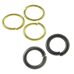 Machine Cut Iron Closed Jump Ring