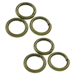 Saw Cut Iron Closed Jump Ring