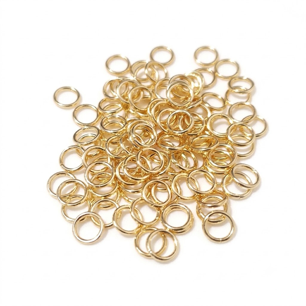 Machine Cut Brass Closed Jump Ring