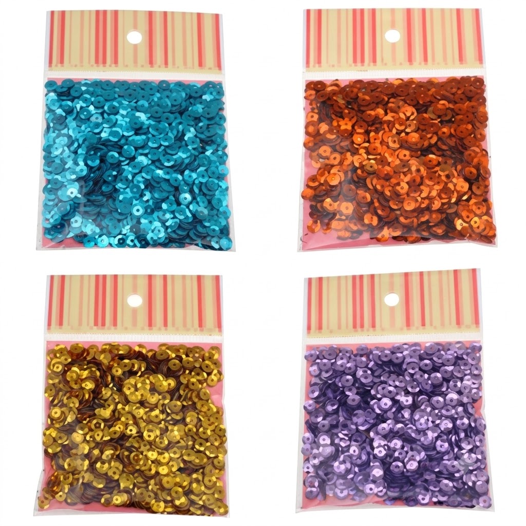 Plastic Sequin Beads