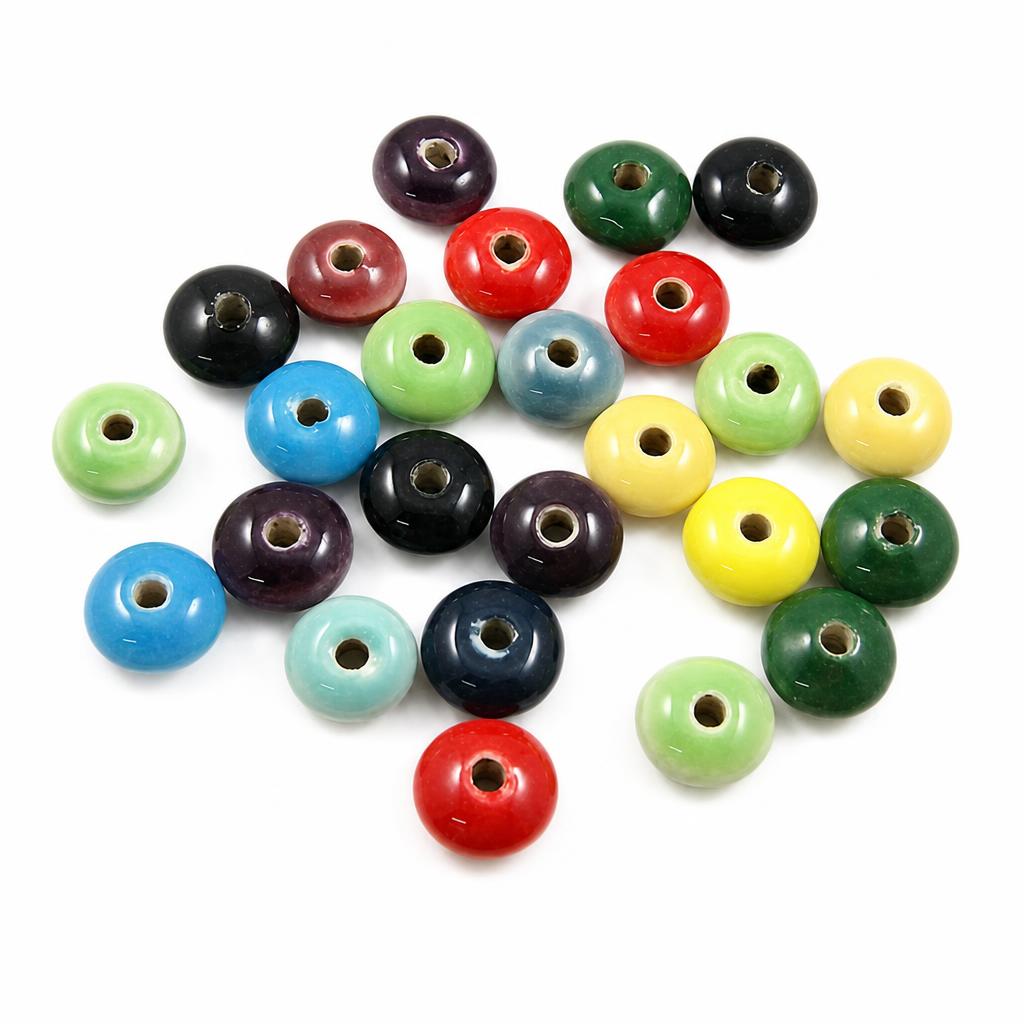 Glazed Porcelain Beads