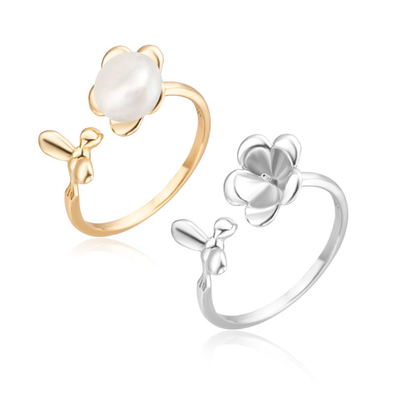 Pearl Sterling Silver Finger Ring