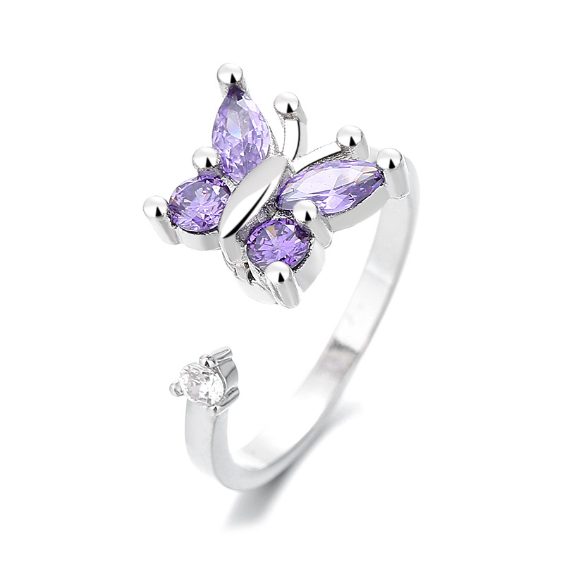 Strass Zink Legierung Finger Ring