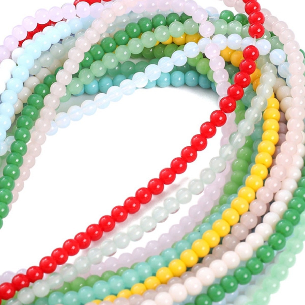 Glas Edelsteinperlen