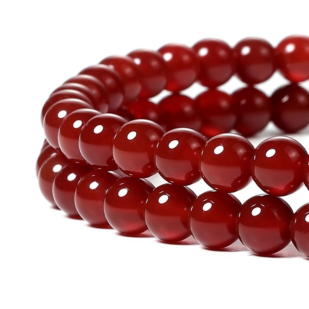 Roter Stein Perle