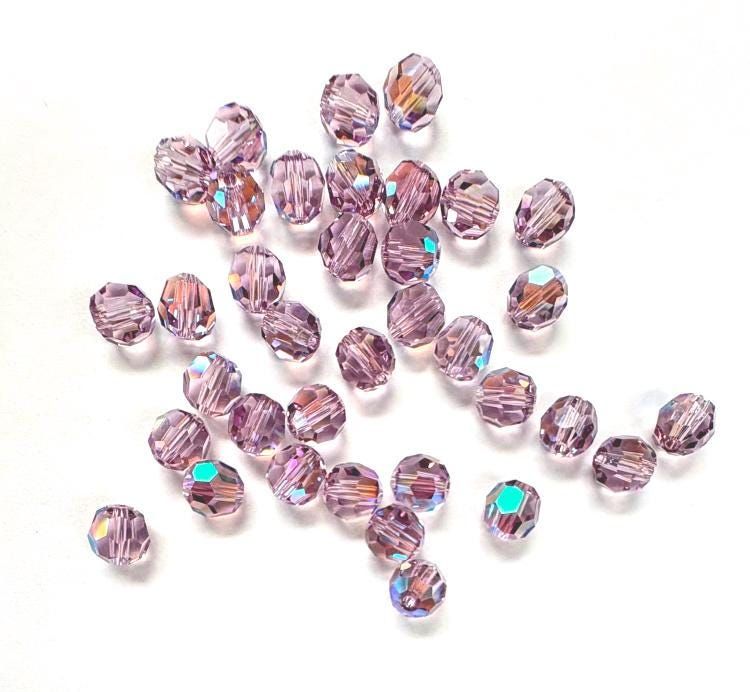 Abalorio de redondo de cristal de CRYSTALLIZED™ ® 5000 6mm