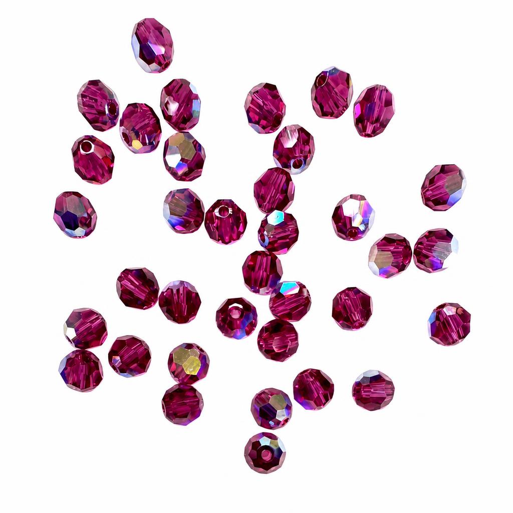 Abalorio de redondo de cristal de CRYSTALLIZED™ ® 5000 8mm 