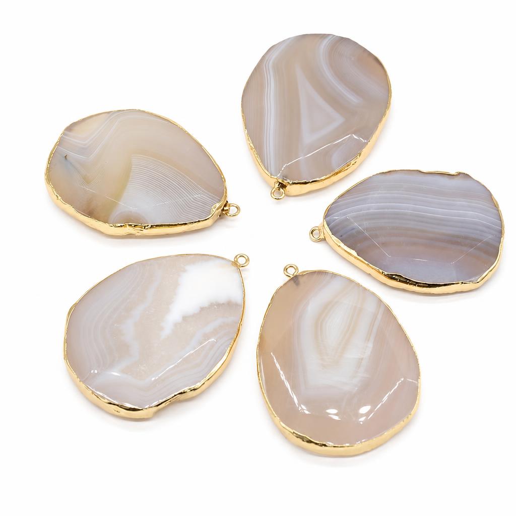 Pendentif Agate grise