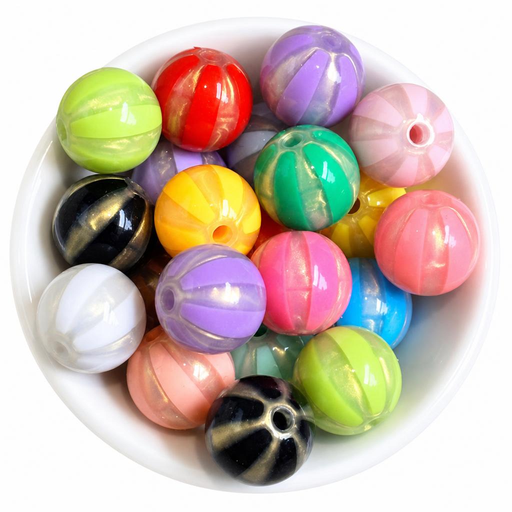 Two Tone Acrylic Beads
