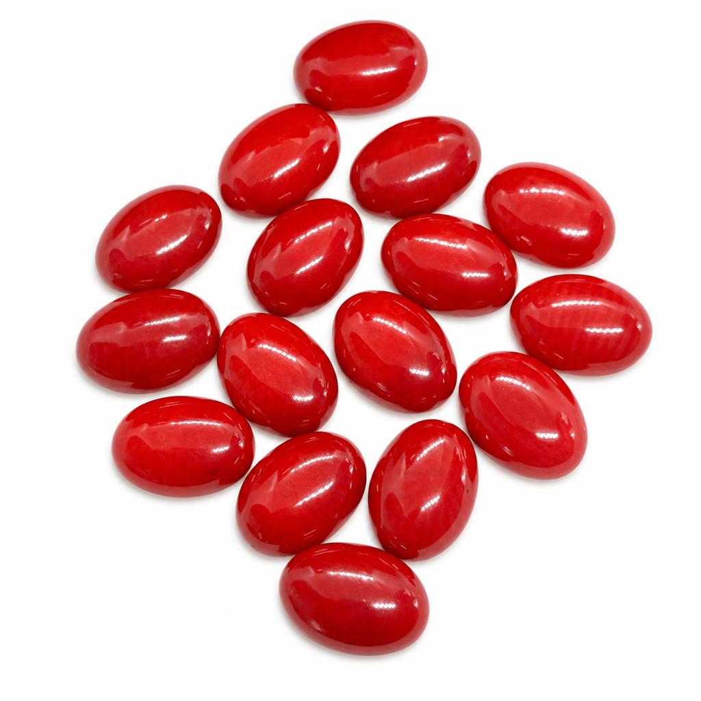 Korallensimulierende Cabochons
