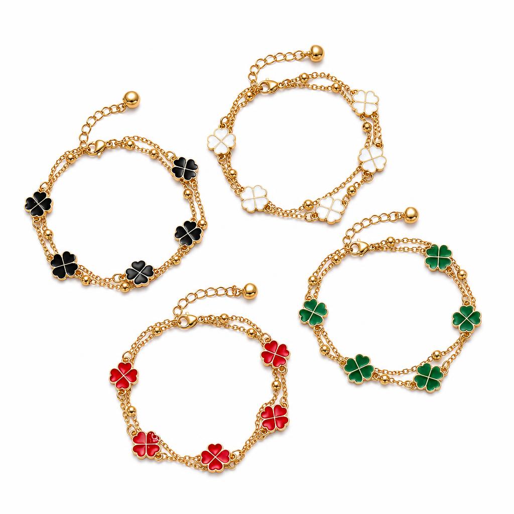 Emaille-Messing-Armbänder