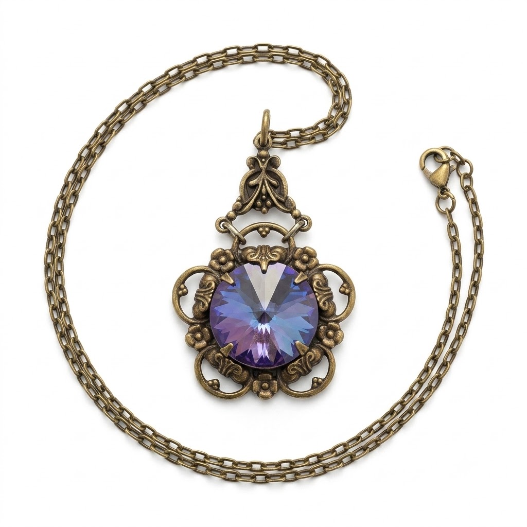 CRYSTALLIZED™ Brass Necklace