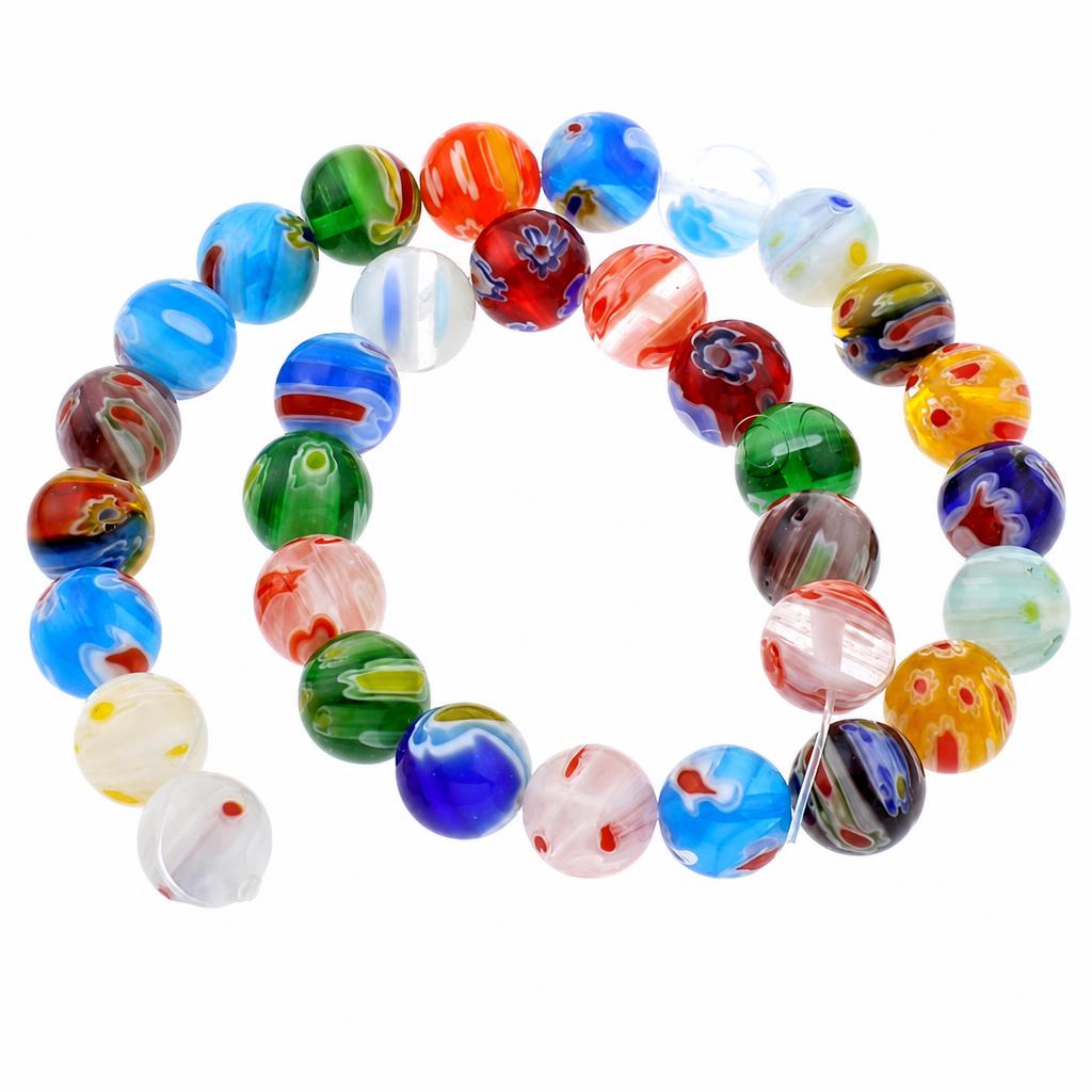 Millefiori Glass Beads