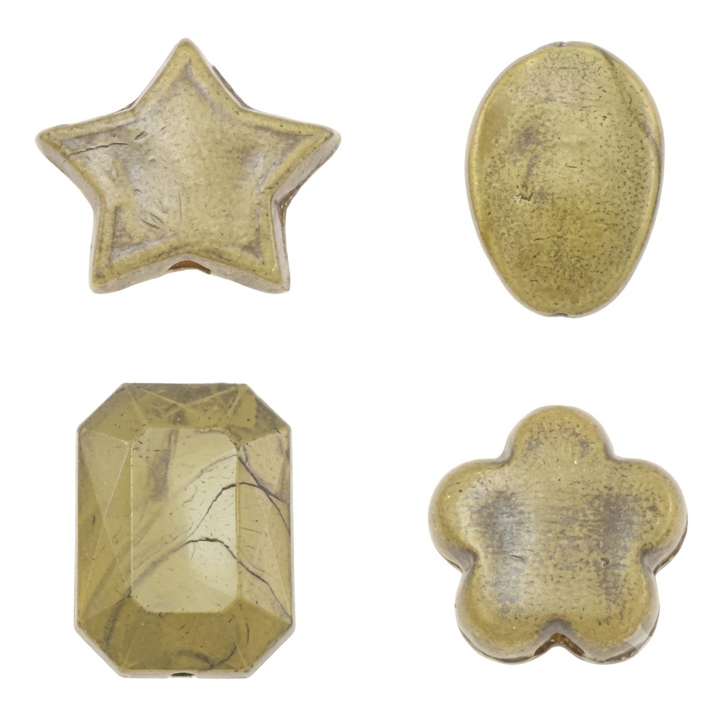 Antique Acrylic Beads