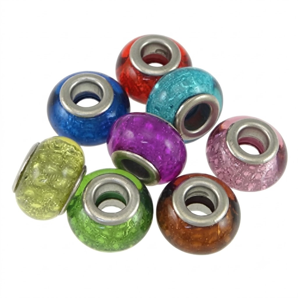 Plastic European Beads