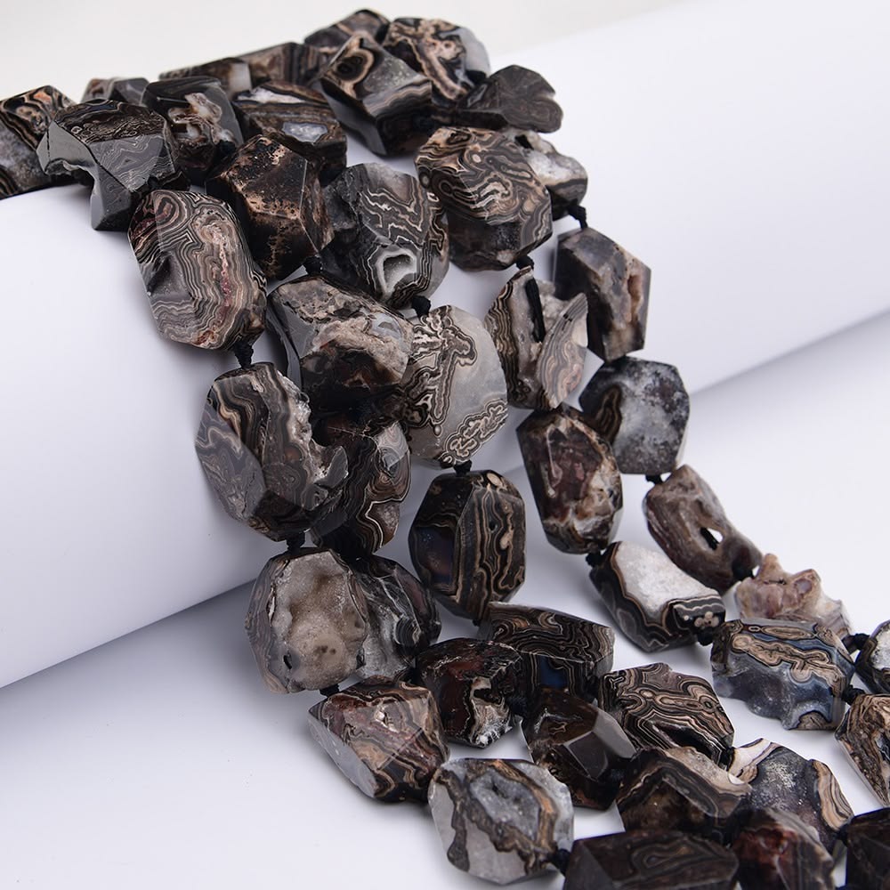 Natural Crazy Agate Beads