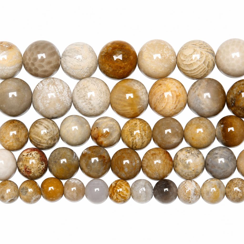 Chrysanthemum Stone Beads