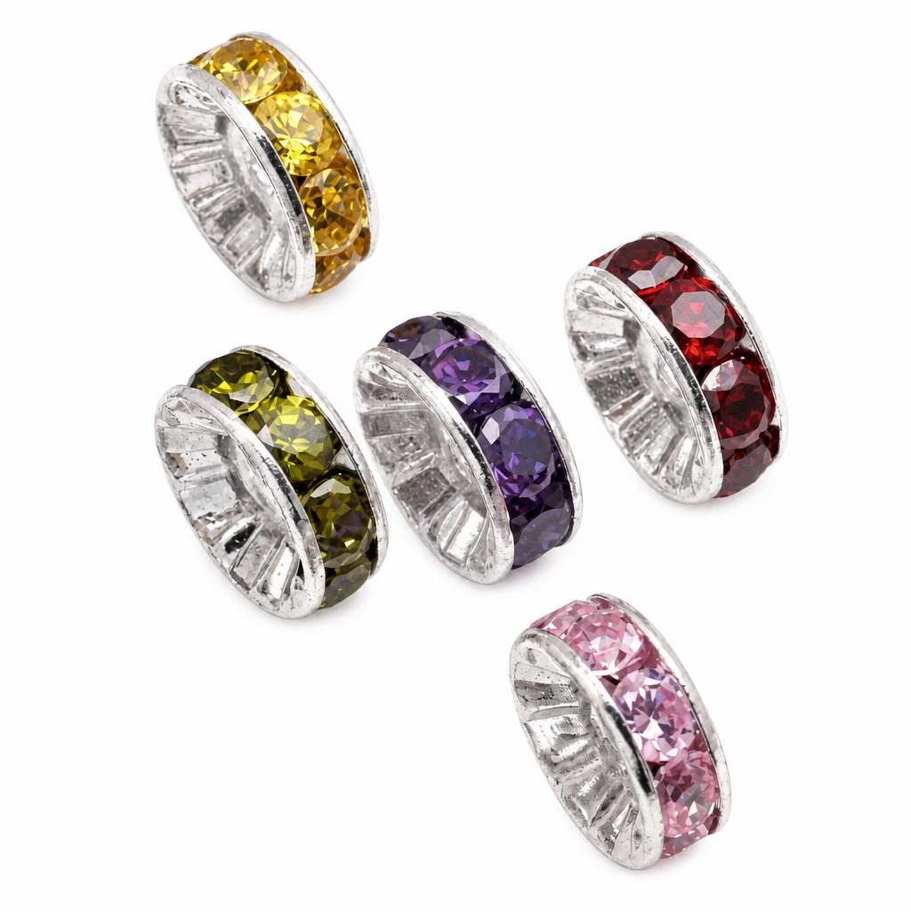 Perles intercalaires en argent 
