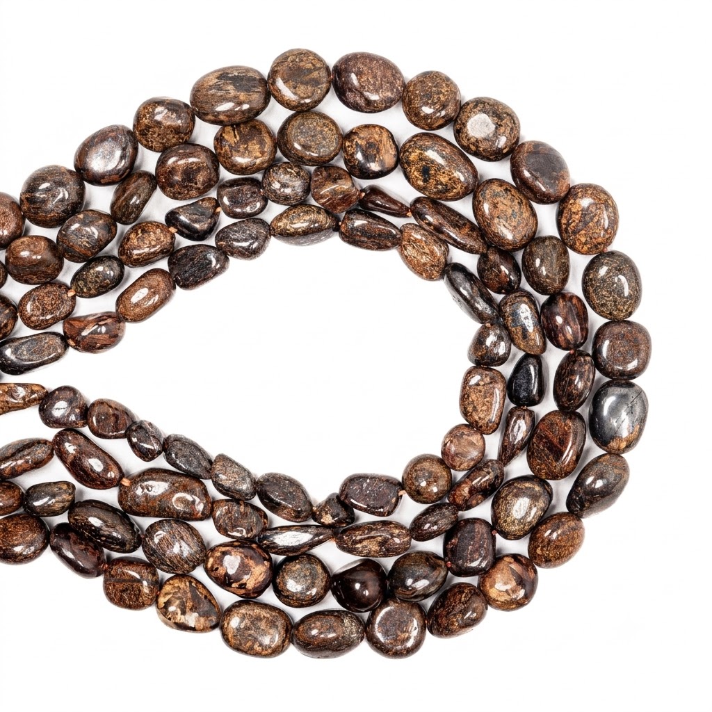 Bronzite Stone Beads