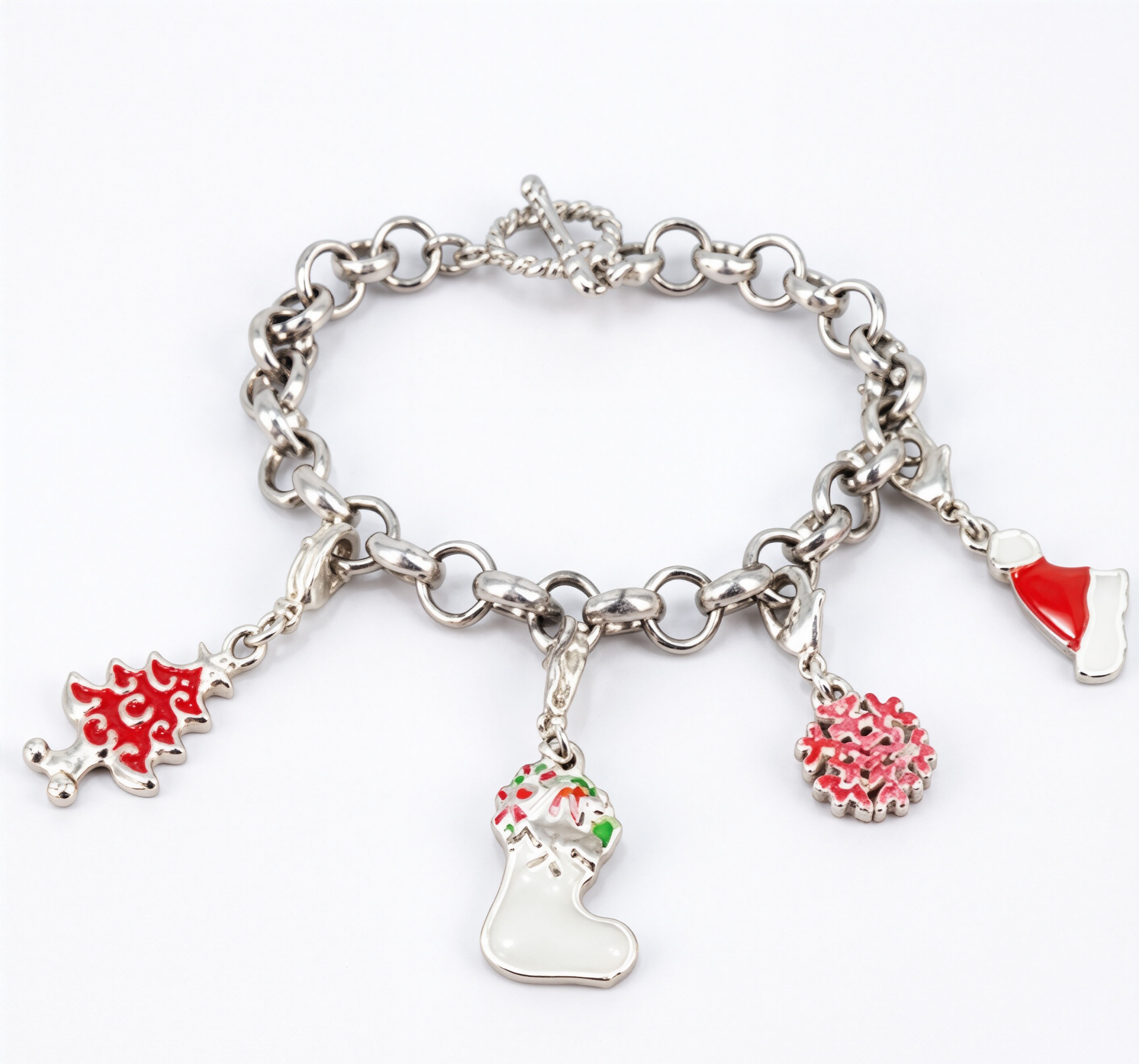 Iron Christmas Bracelet