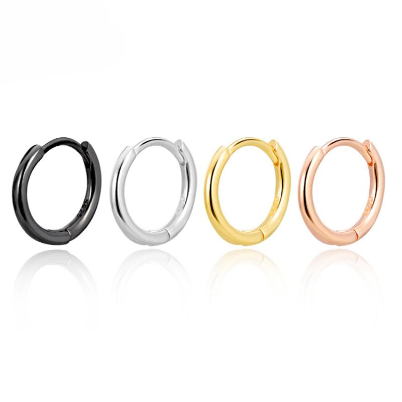 Sterling Silver Huggie Hoop Earring