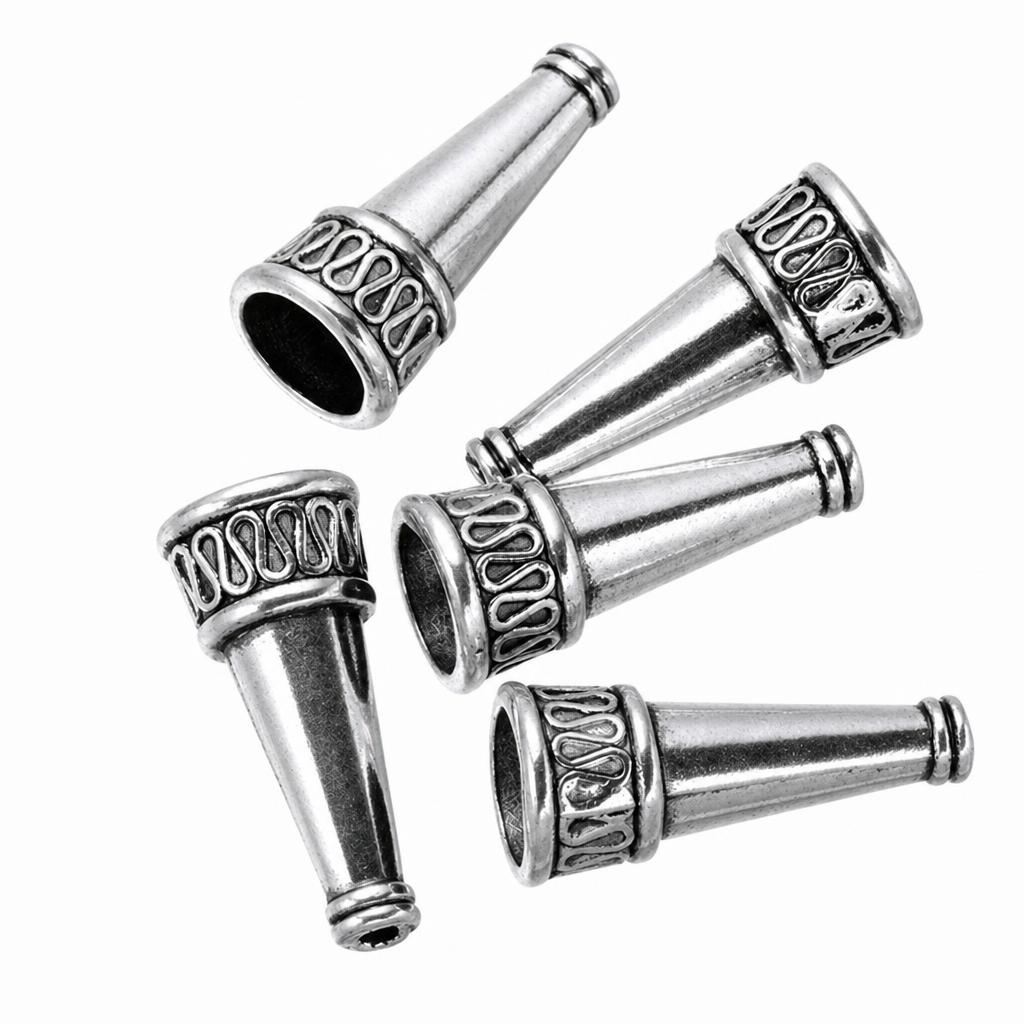 Zinc Alloy Cone Beads
