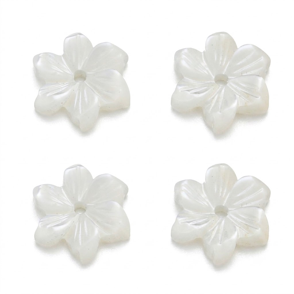 Natural White Shell Beads