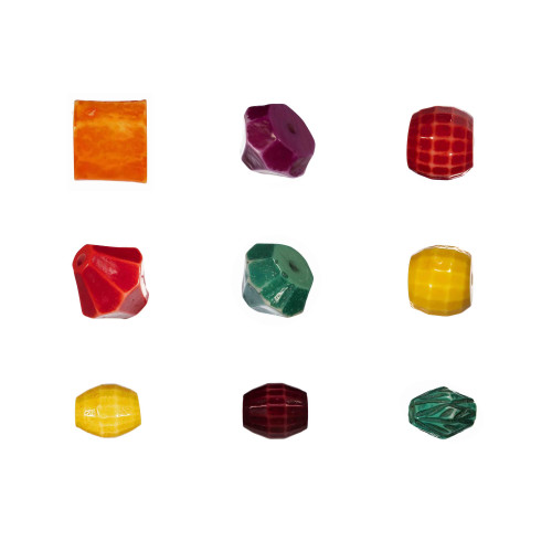 Solid Color Resin Beads