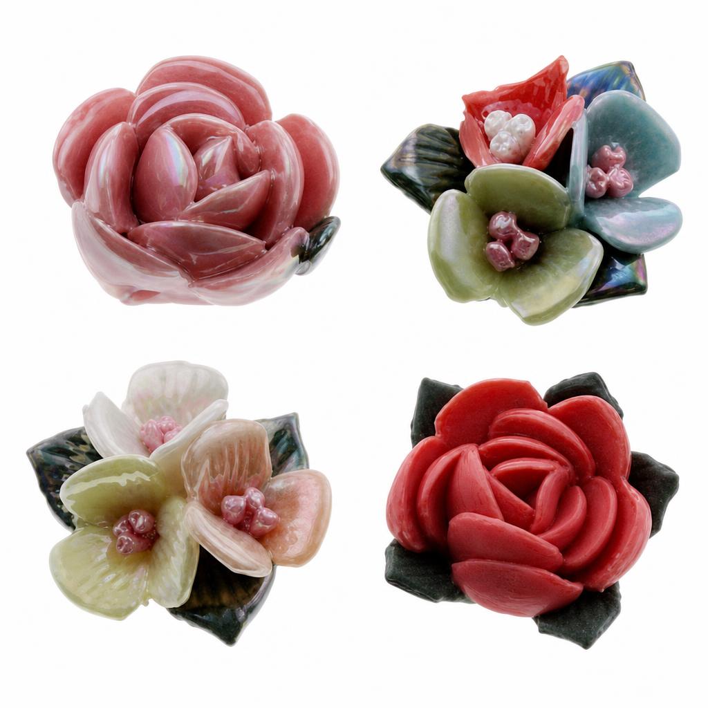 Flower Porcelain Beads