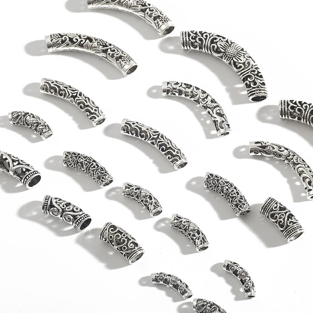 Zinc Alloy Tube Beads