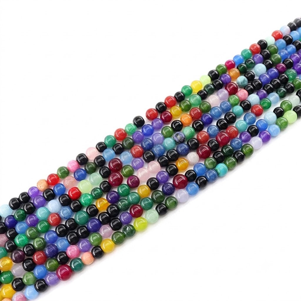 Dyed Marble Beads