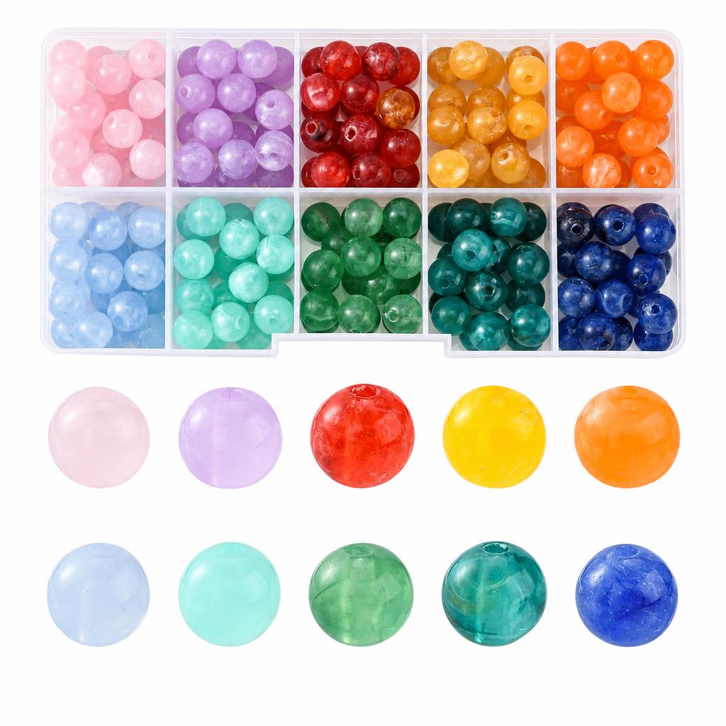 Imitation Gemstone Glass Beads