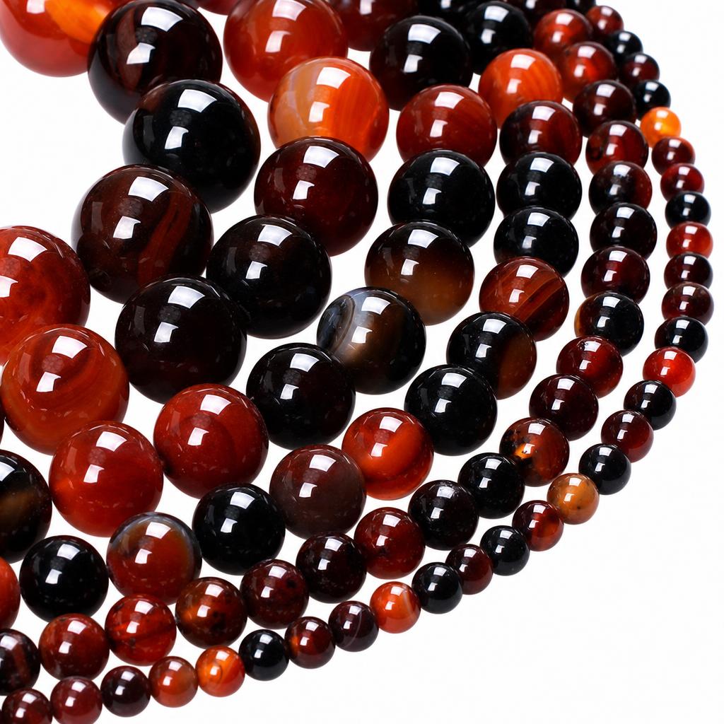Natural Miracle Agate Beads