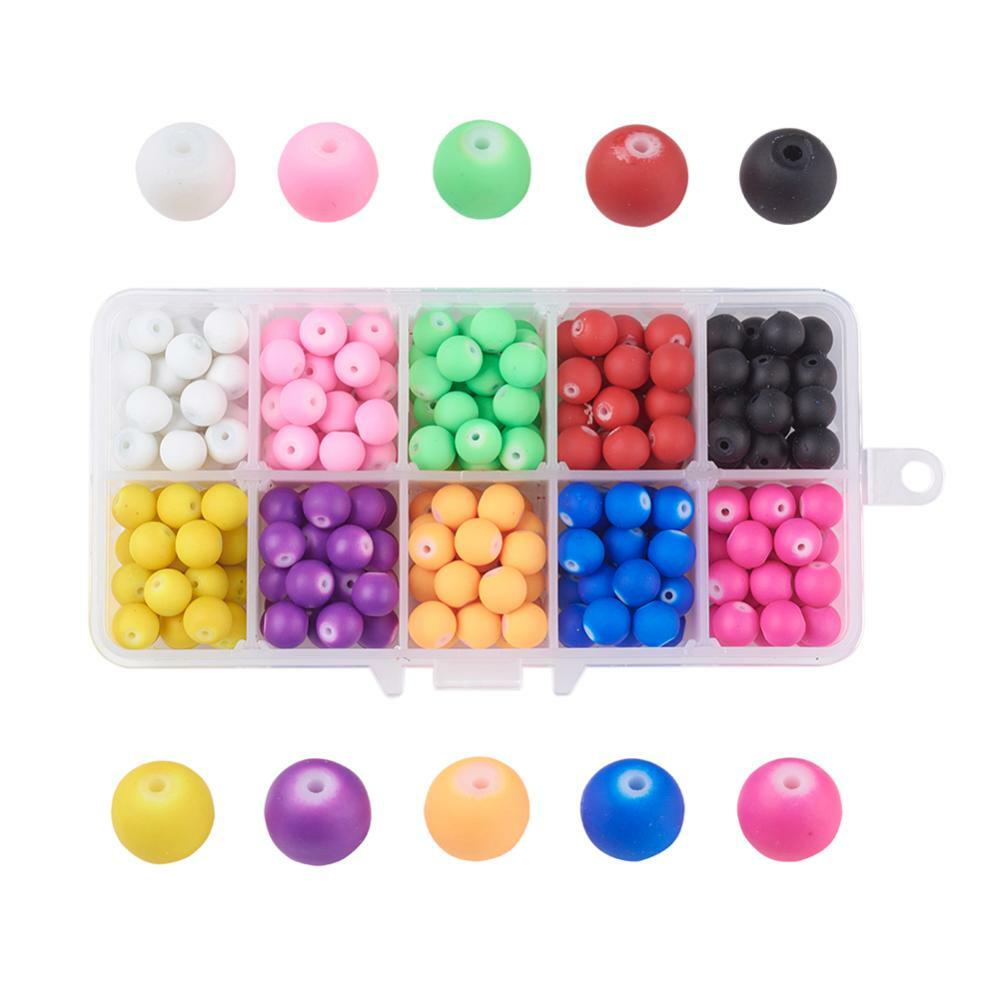 Rubberized Glass Beads
