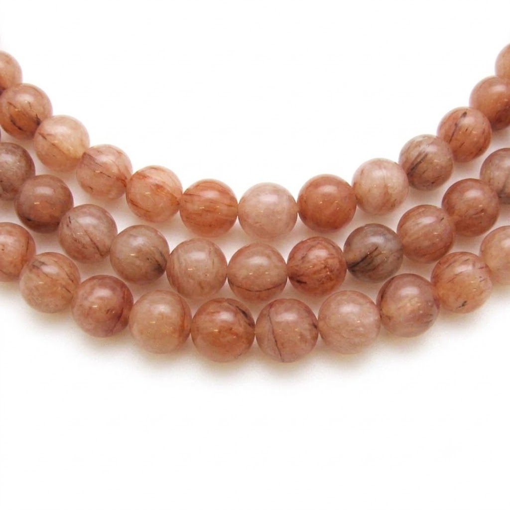 Peach Stone Beads