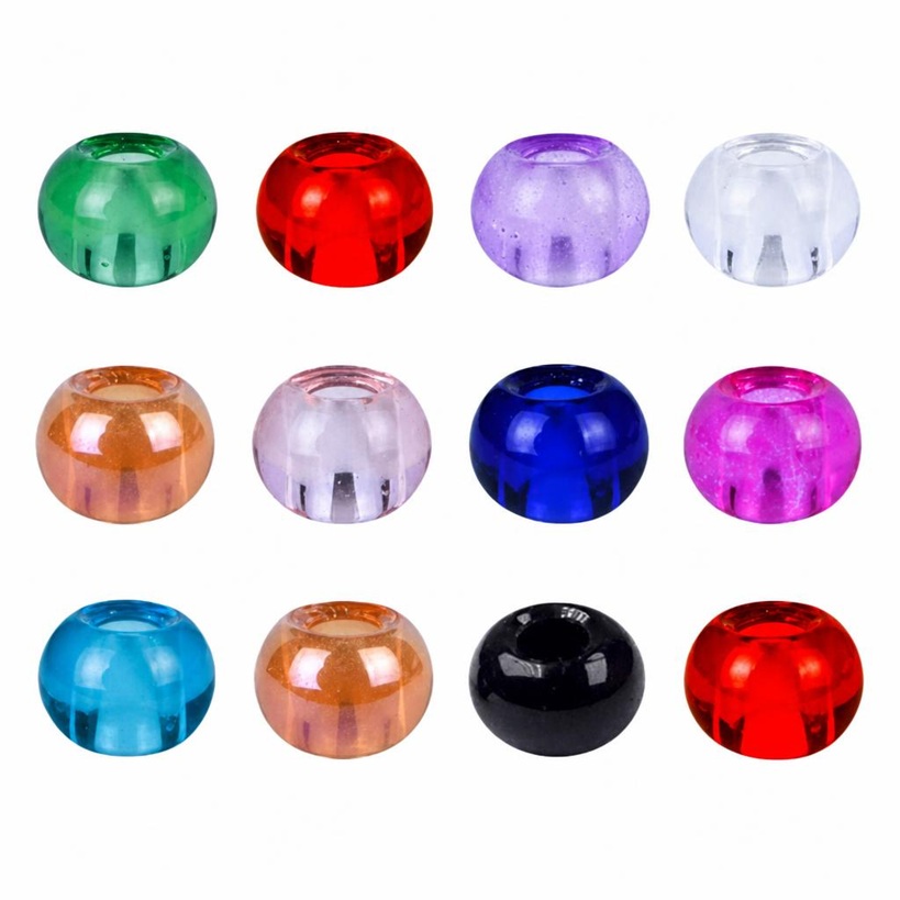 Perles Murano European sans noyau