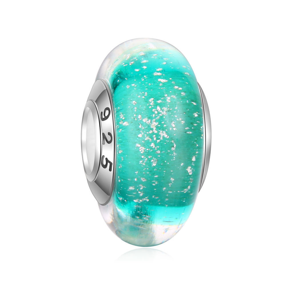 Sterling Silver Double Core Lampwork European