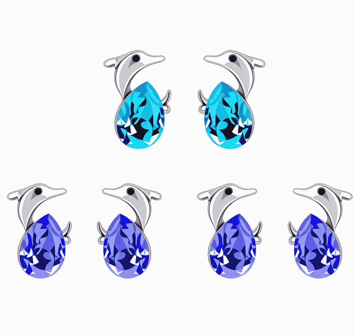 CRYSTALLIZED™ Elements Crystal Zinc Alloy Stud Earring