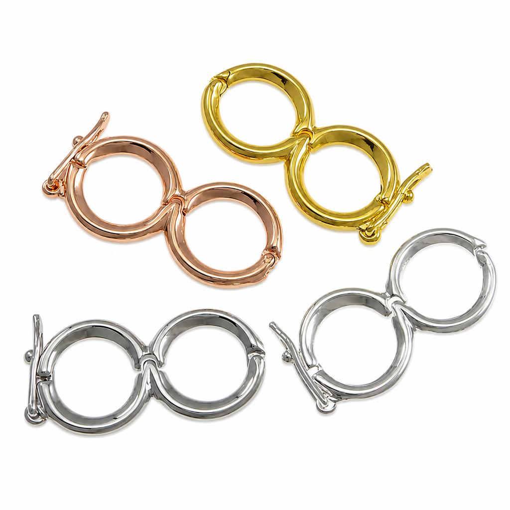 Brass Necklace Shortener Clasp